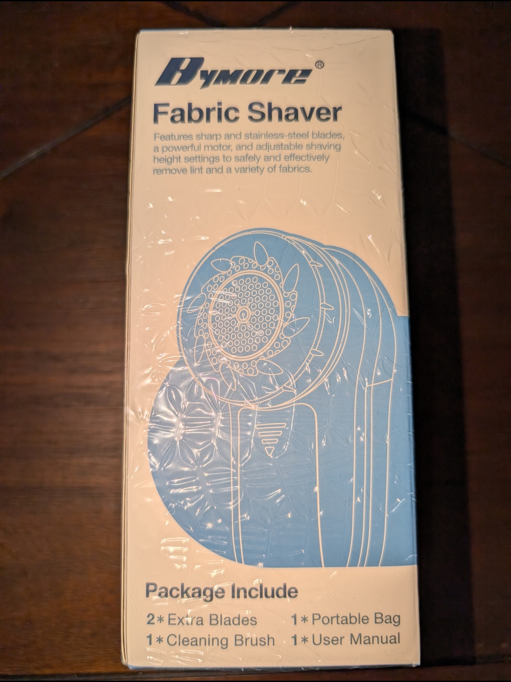 Bymore Fabric Shaver - White and Light Blue